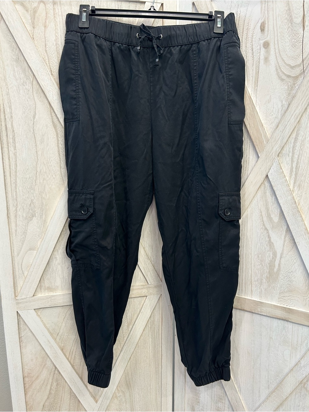Banana Republic Black Cargo Jogger Pants